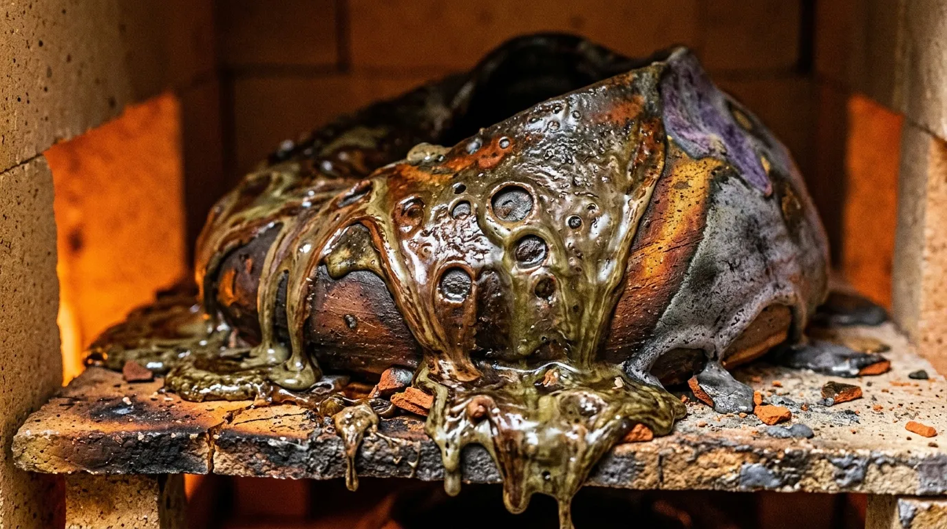 Crapaud robuste recouvert de mousse et de lichen color&eacute;s